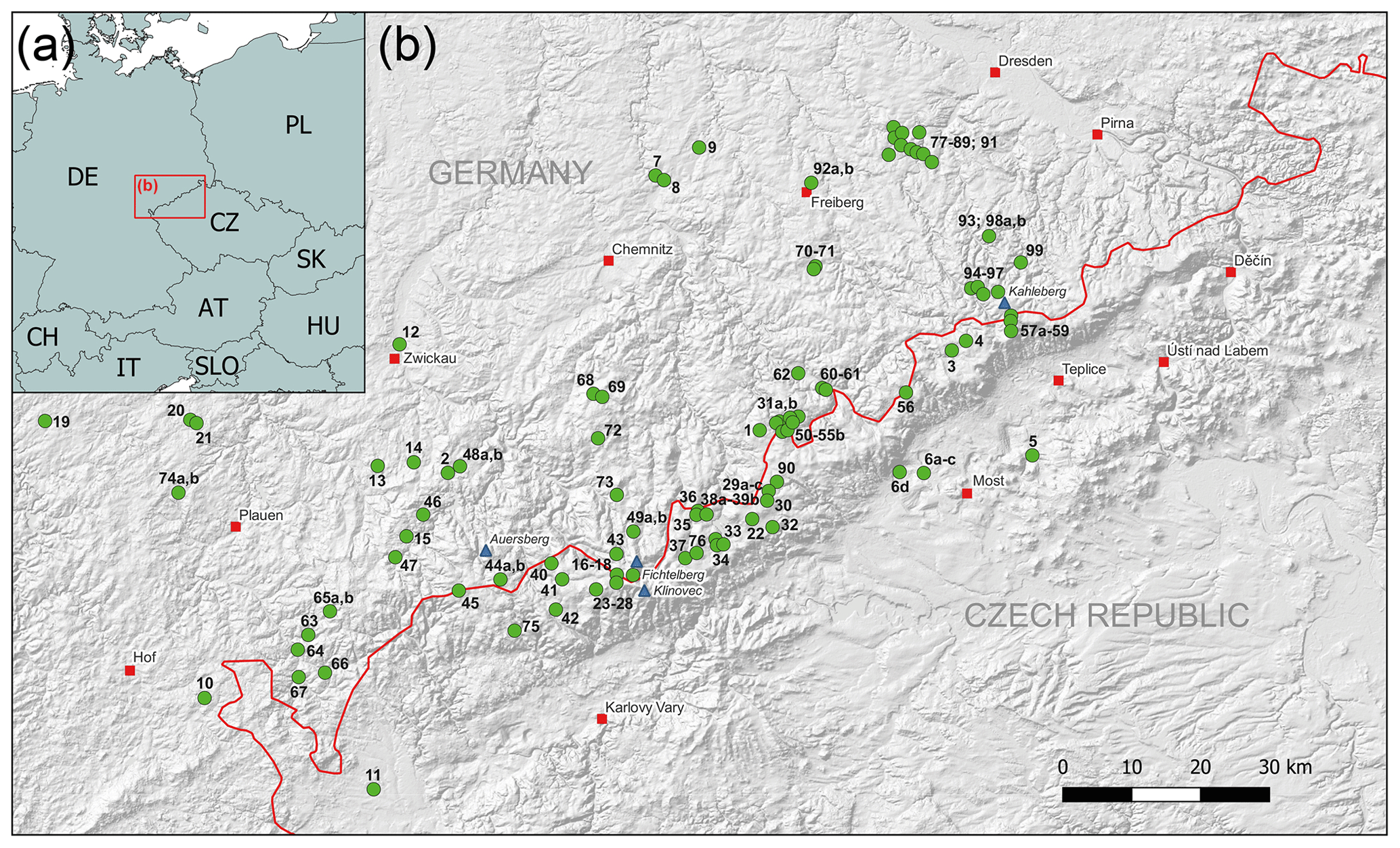 EGQSJ - Holocene forest and land-use history of the Erzgebirge, central  Europe: a review of palynological data